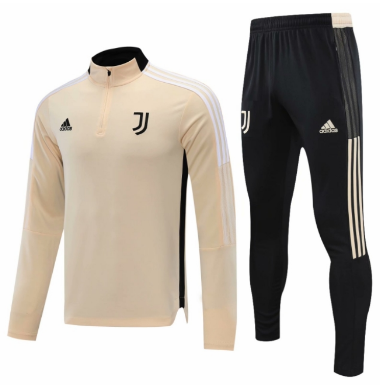 2021/22 Juventus Yellow Training Kits Sweatshirt with Pants